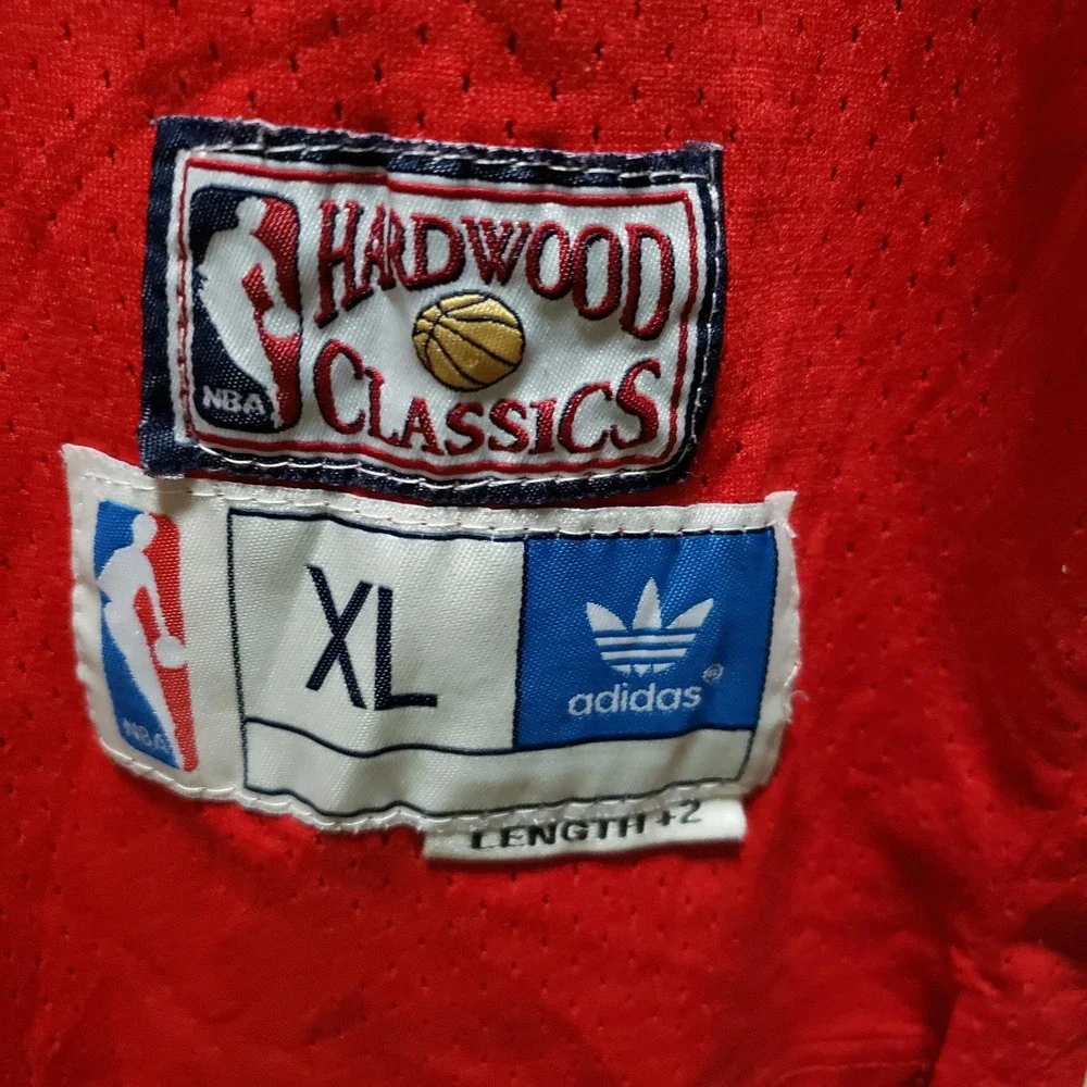 Chicago Bulls Jersey Mens XL Red NBA Basketball Scottie‎ Pippen 33 Adidas